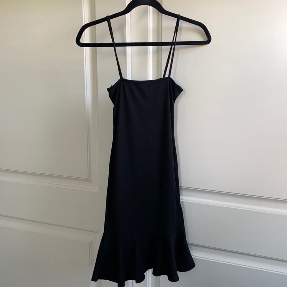 black nasty gal dress
